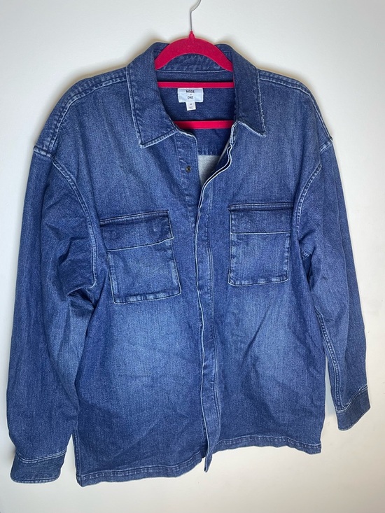 Mode of One Jackets & Blazers - Madewell Blue Denim Utility Jacket
